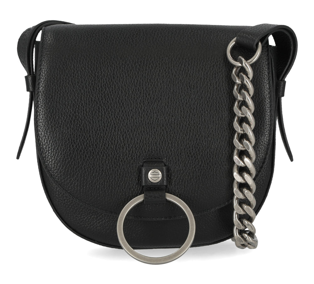 Harley-Davidson® Women's O-Ring Satchel Crossbody | Black