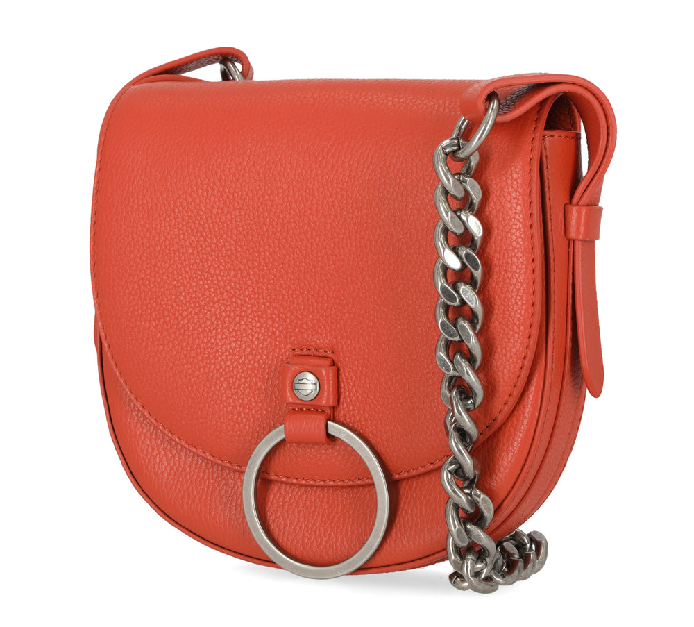 Harley-Davidson® Women's O-Ring Satchel Crossbody | Orange