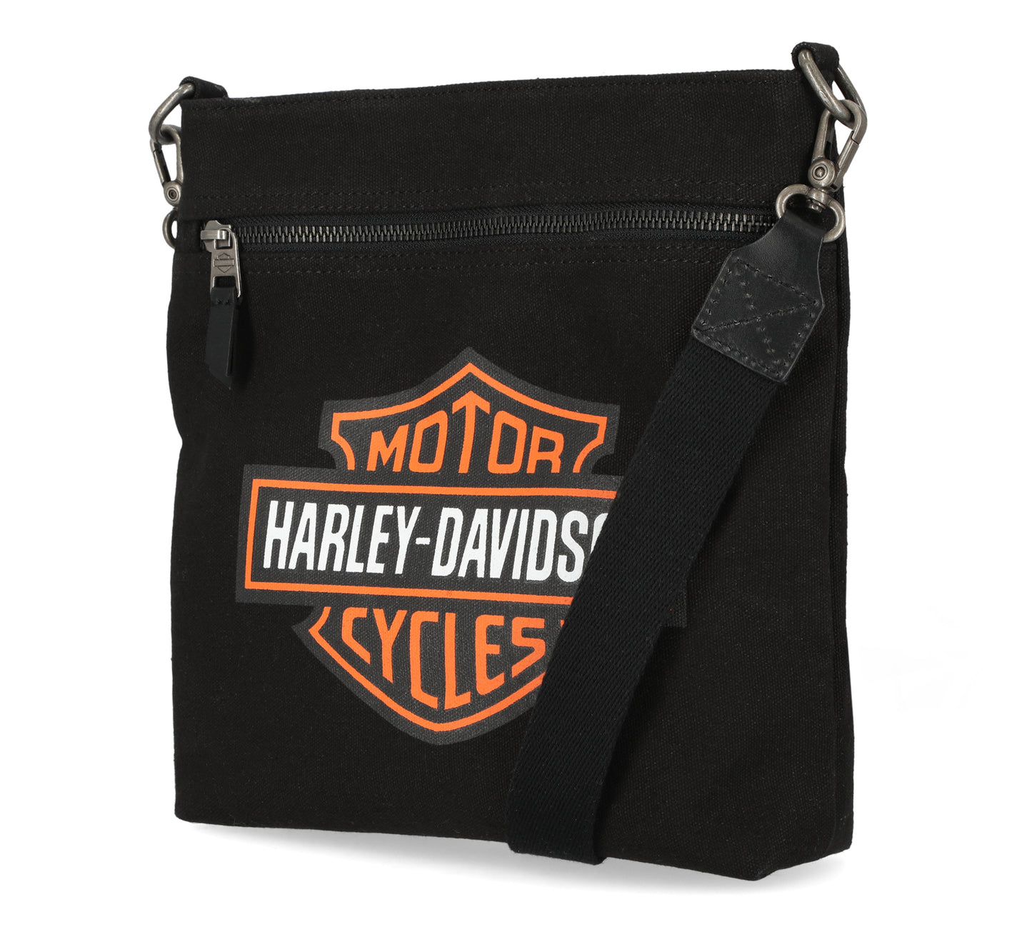 Harley-Davidson® Women's Ombre Effect Leather Satchel Purse - Gray & Black  - Wisconsin Harley-Davidson