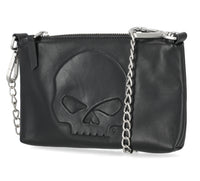 Mundi Raised Skull Crossbody, Black