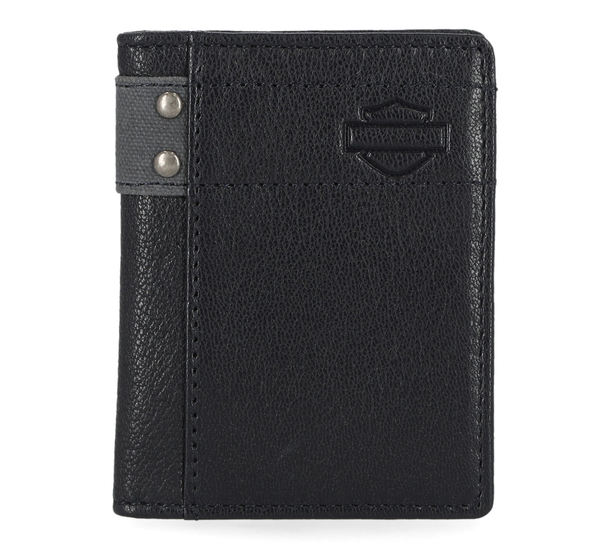 Harley-Davidson® Men's Calvary Canvas Genuine Leather Vertical