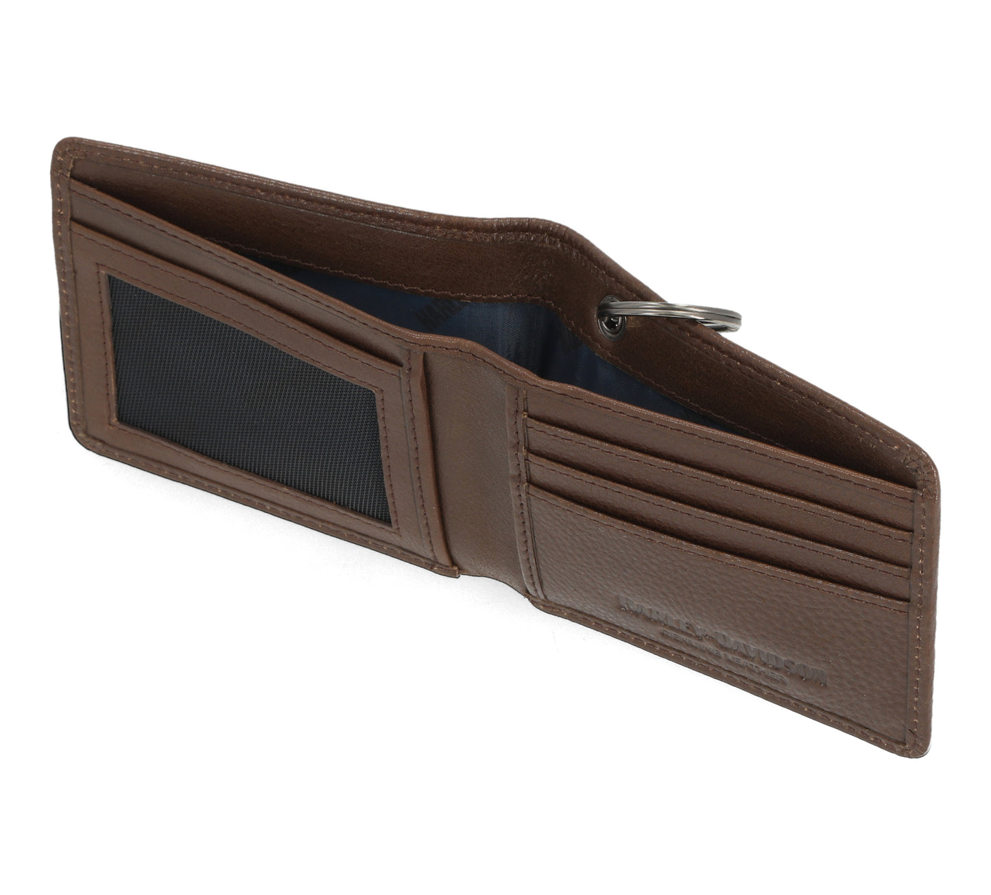 
                  
                    Harley-Davidson® Men's Upwinged Eagle Bar & Shield® Billfold Biker Wallet | Brown
                  
                