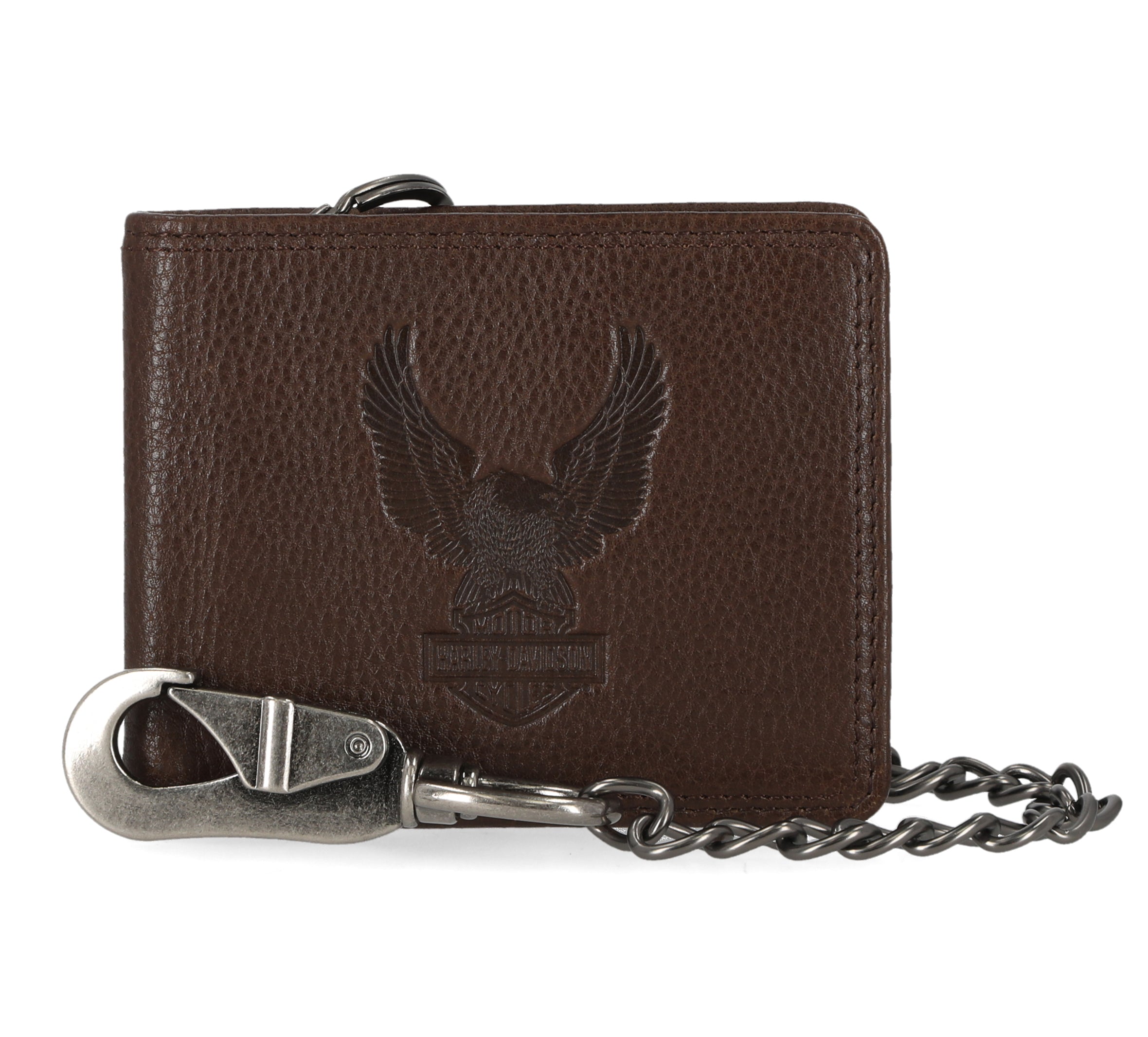 小物 90s Harley Davidson Trucker Wallet Motorcycle Wallet Leather Trucker Harley-Davidson Embossed