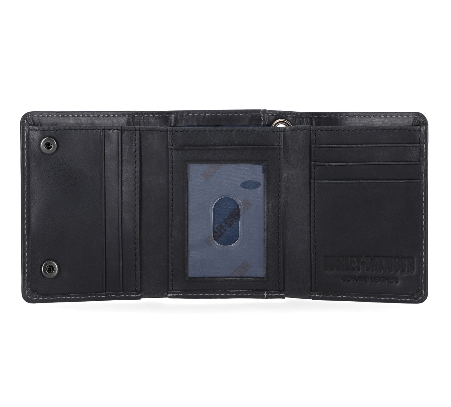 
                  
                    Harley-Davidson® Men's Willie G™ Tri-Fold Snap Wallet | Matte Black
                  
                