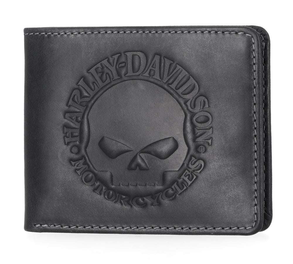 
                  
                    Harley-Davidson® Men's Willie G™ Billfold Wallet | Matte Black
                  
                