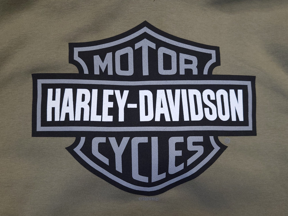 
                  
                    Harley-Davidson® House Exclusive Pullover Sweatshirt | Built in Balaclava | Olive Green
                  
                