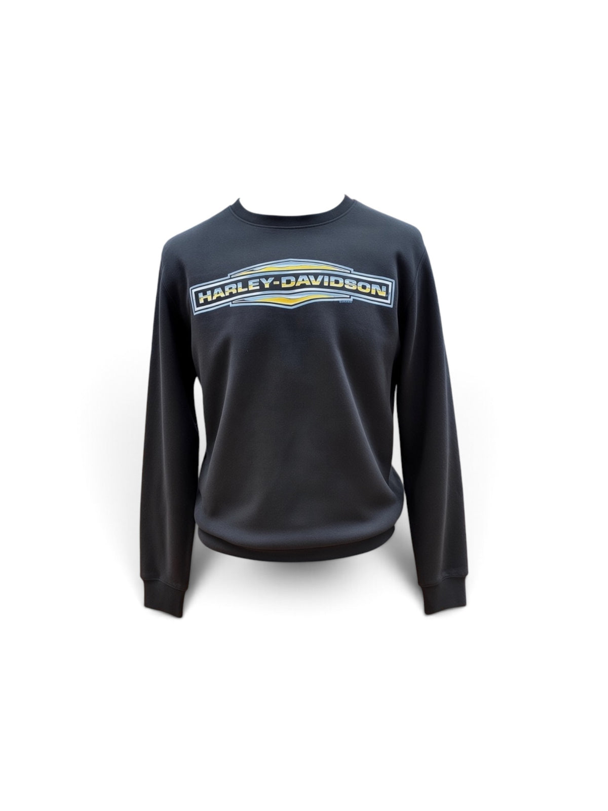 RK Stratman Harley-Davidson® Men's Chrome Diamond Crew Sweatshirt | Custom Black