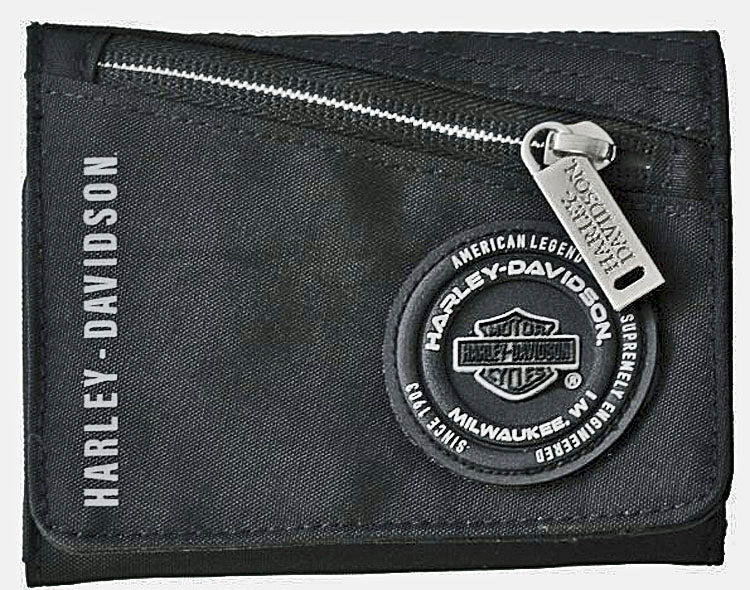 
                  
                    Harley-Davidson® Women's Rally Tri-Fold Wallet | Two Zip-Close Pockets
                  
                