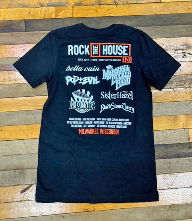 
                  
                    House Of Harley-Davidson® Men's Rock The House T-Shirt | 120th Anniversary | Music Tribute | Short Sleeves
                  
                