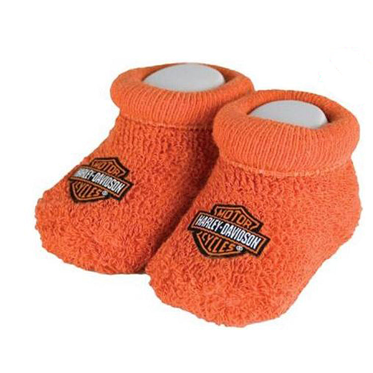 Harley-Davidson® Newborn Baby Booties | Boxed | Fits 0-3 Months