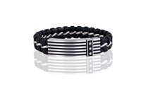 Steel Horse™ Jewelry by MOD® Men's Stars & Stripes Leather Bracelet | 2 Sizes