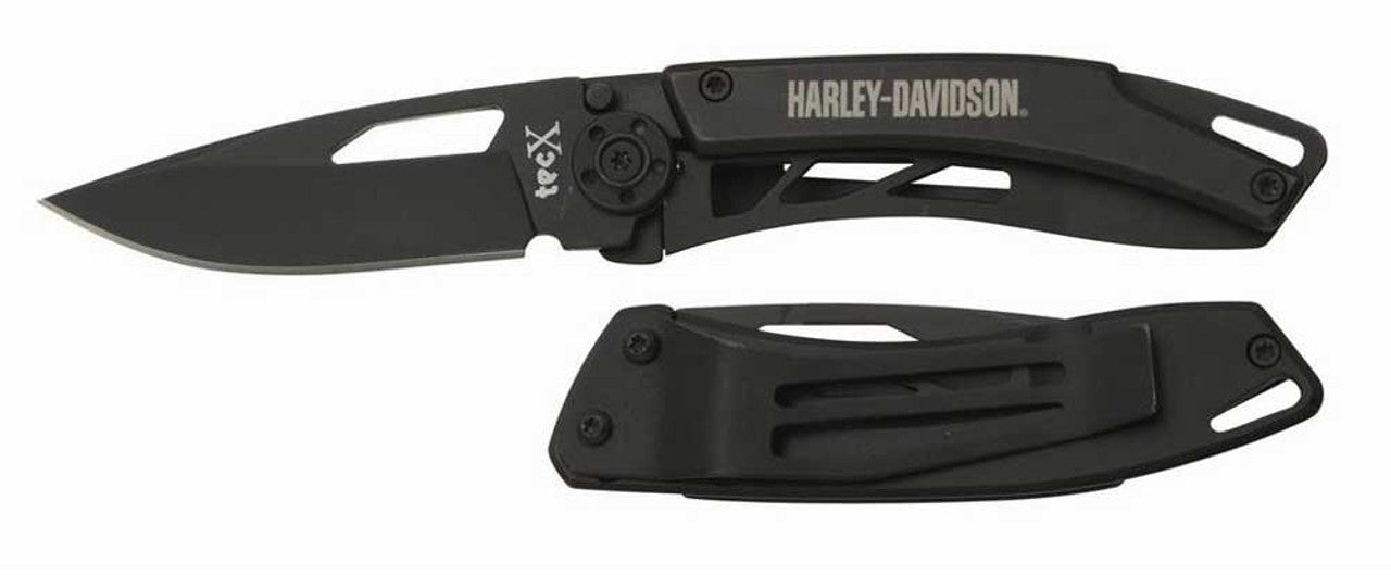 
                  
                    Harley-Davidson® TecX® H-D Script Pocket Knife | Stainless Steel
                  
                