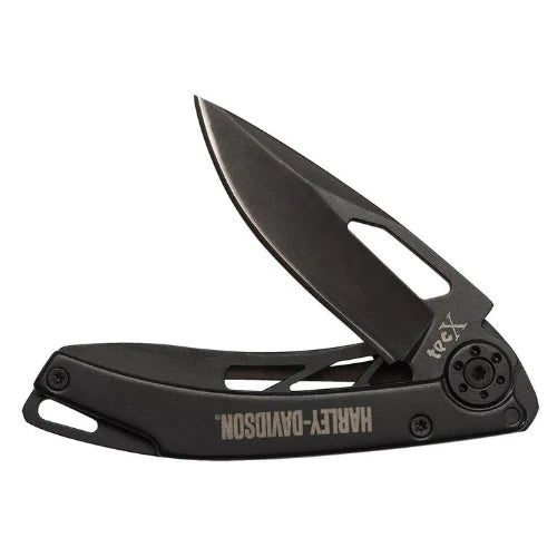 
                  
                    Harley-Davidson® TecX® H-D Script Pocket Knife | Stainless Steel
                  
                