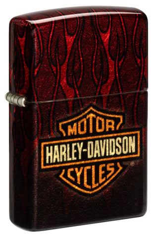 Harley-Davidson® Tumble Brass Chrome Zippo® Lighter