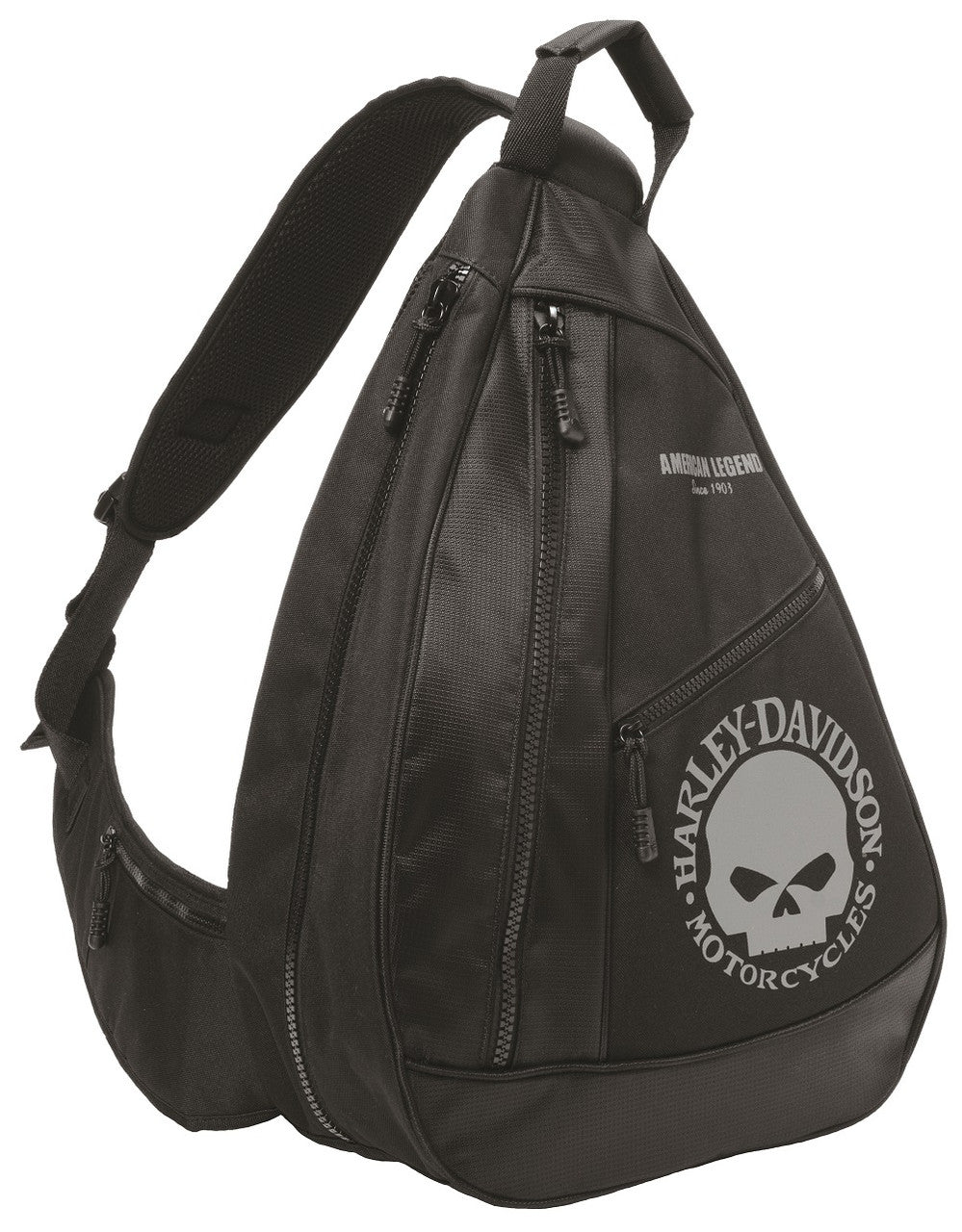 
                  
                    Harley-Davidson® Bar & Shield® Sling Backpack | Grey & Black
                  
                