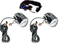 Custom Dynamics 20012490 | ProBEAM® LED Halo Fog Lamps - Chrome - Indian