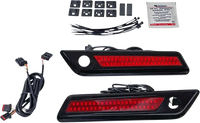 20402871 | Saddlebag Latch Dual Color Accent Lights - Red - Black