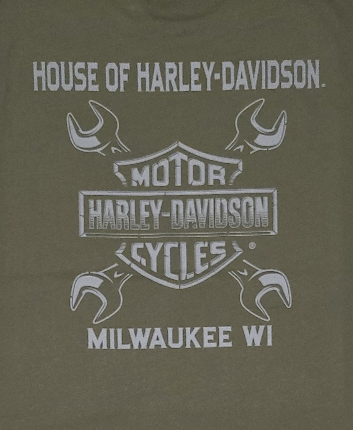
                  
                    Harley-Davidson® Men's Hard Edge Sleeveless Shirt | Army Green
                  
                