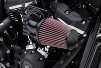 Cobra 606-0103-06B-SB | Cone Air Intake - Black - Sportster '04-'21