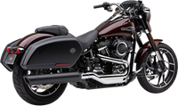 Cobra 6520B | 909 Twins Slip-On Muffler - Black - FLSB '18-'21