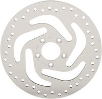 Drag Specialties 1710-3048 | Polished Stainless Steel Front Rotor