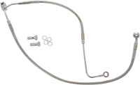 Drag Specialties 1741-3775 | Standard Length Braided Stainless Front Brake Line Kit