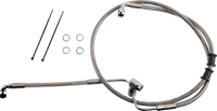 Drag Specialties 1741-6350 | BRAKE LINE RR NON ABS SS
