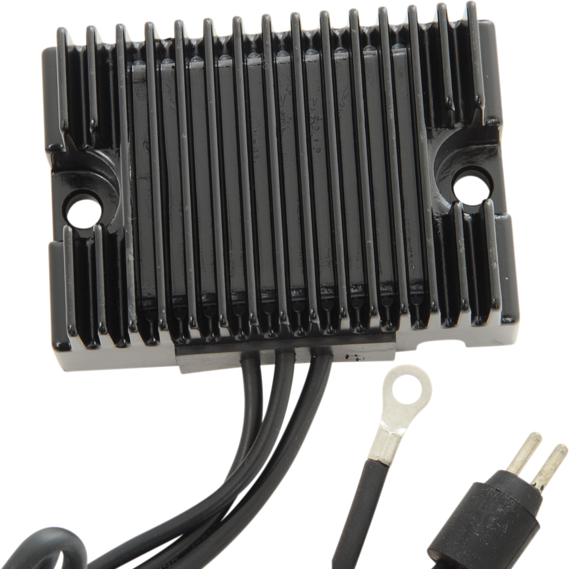 Drag Specialties 2112-0825 | Black Solid-State Regulator