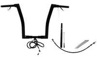 612916-B | EZ Install Wired Handlebars 1-1/2″ Flat Top 16″ Black