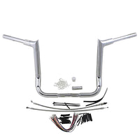 Fat Baggers 809114 | 1½” Pointed Top Handlebar Kit- 14″ Chrome