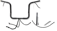 Fat Baggers 912514-B | EZ Install Wired Handlebars 1-1/4″ Round Top 14″ Black