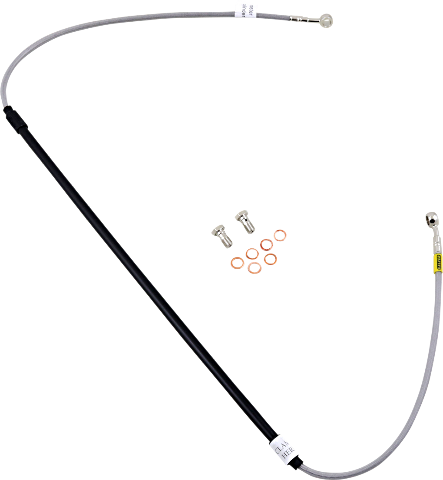 GBrakes FK003D118-1 | Brake Line Kit - Front - Stainless Steel - CR125R / CR250R / CR500R '92-'03