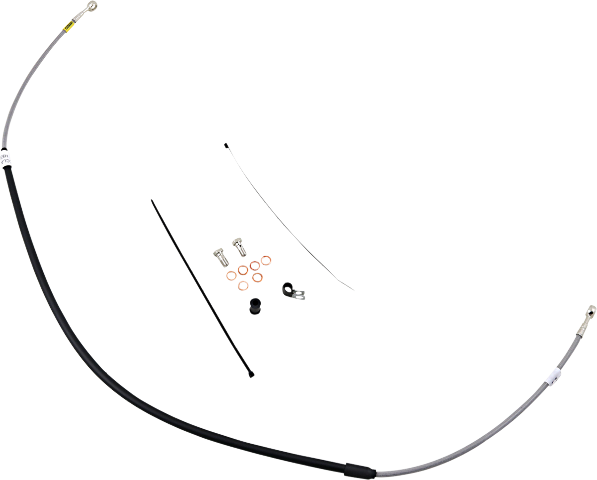 GBrakes FK003D217-1 | Complete Brake Line Kit - Front - Stainless Steel - DR 650 '96-'17