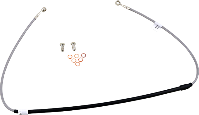 GBrakes FK003D344CR | Complete Brake Line Kit - Front - Stainless Steel