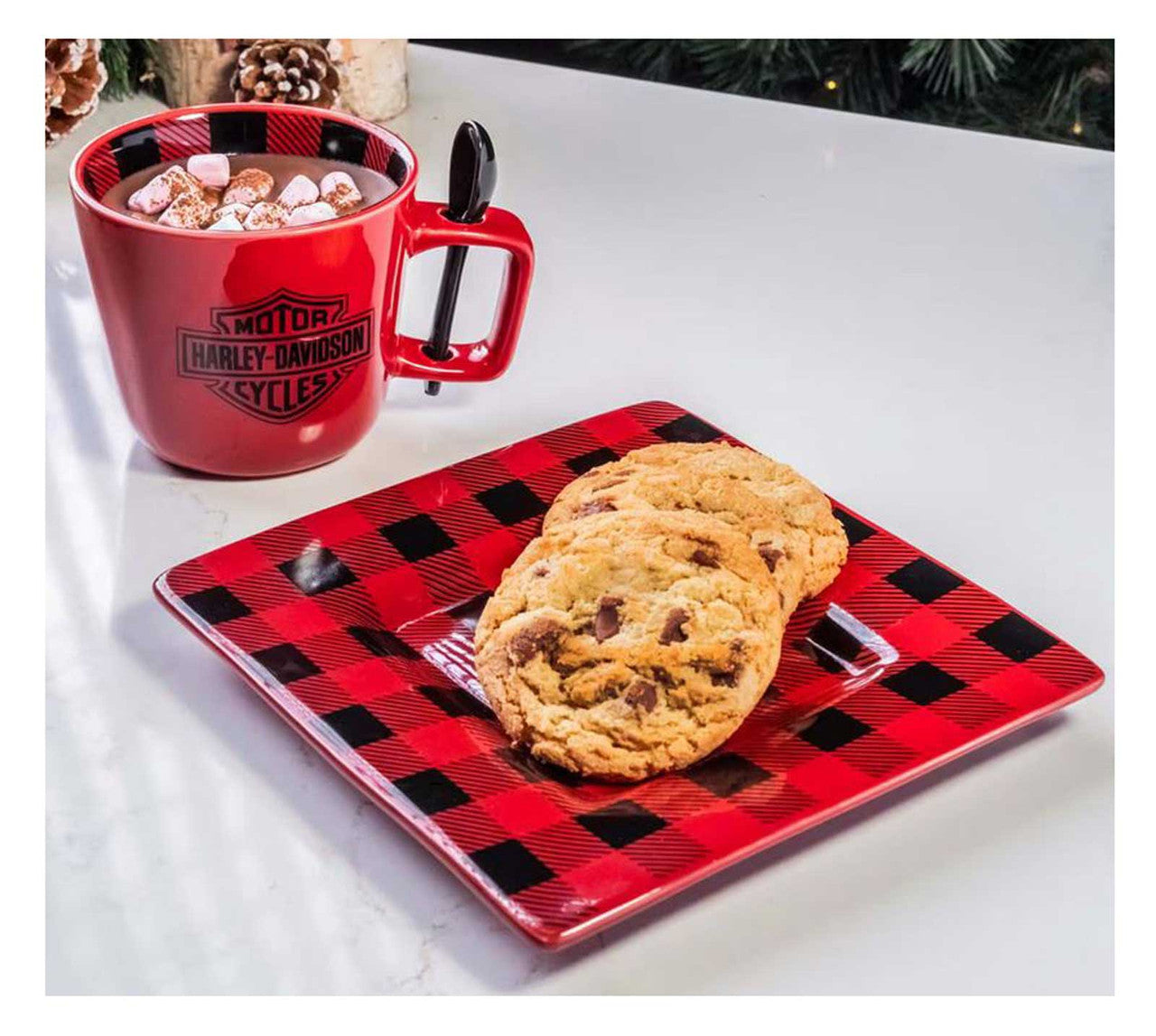 
                  
                    Harley-Davidson® Holiday Plaid Mug & Saucer Set
                  
                