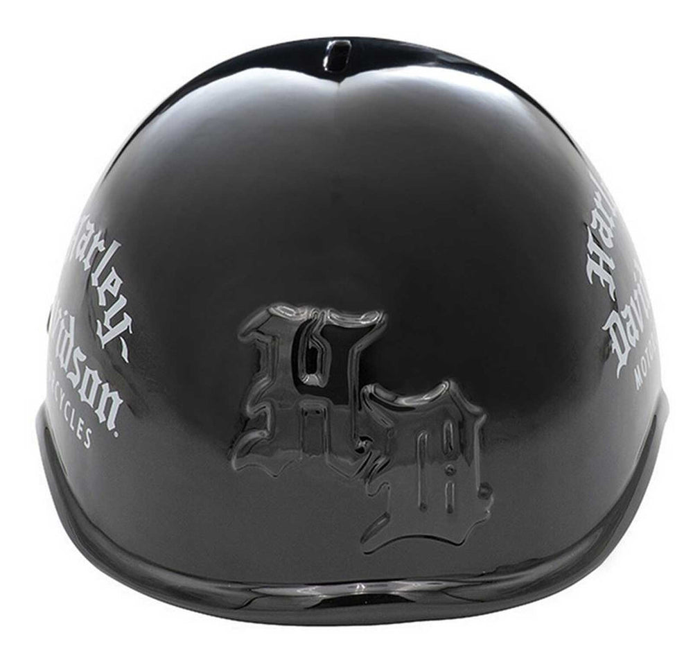 
                  
                    Harley-Davidson® Old English Helmet Bank | Gloss Black
                  
                