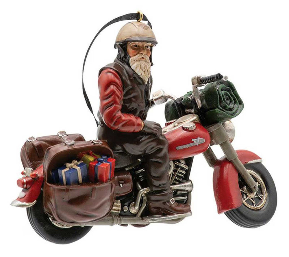 Harley-Davidson® Biker Santa Ornament