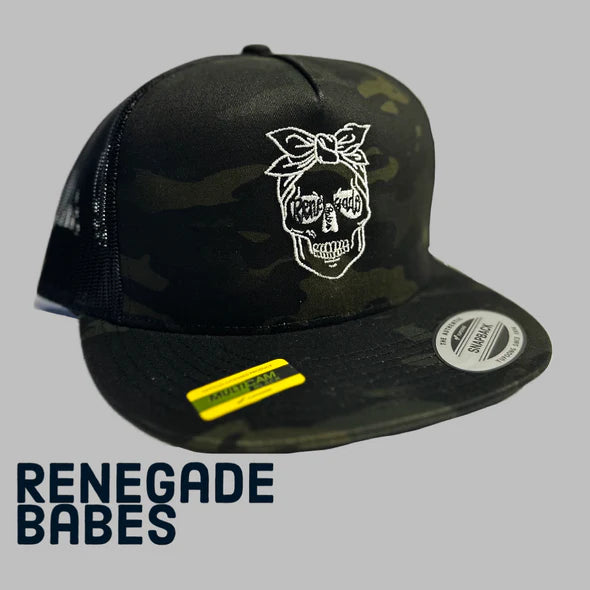 
                  
                    Renegade Babes Camo Logo Embroidered Snapback
                  
                