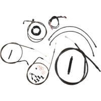 LA Choppers LA-8123KT2-13 | 16-17 Harley Davidson Softail Breakout Complete Handlebar Cable Kit