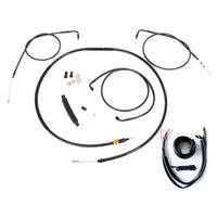 LA Choppers LA-8300KT-13B | 96-03 Sportster Complete Handlebar Cable Kit (Single Disc/Non-ABS)