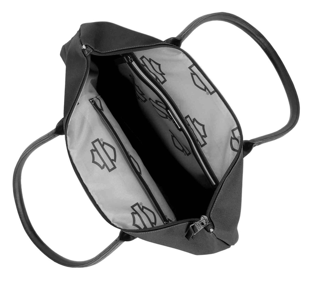 Harley-Davidson® Women's Open Bar & Shield Rhinestone Flat Tote