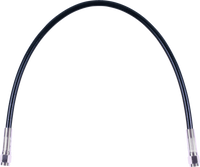 1741-6691 | Universal XR Brake Line - 32" - Black w/ Chrome Fittings