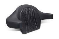 88430DC | Deluxe Diamond Extended Arm Wrap-Around Backrest for Harley Davidson™ 2023-2026 CVO Road Glide (ST) and Street Glide 2024-2026 Road Glide and Street Glide