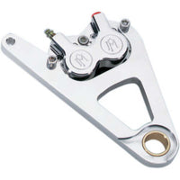 Performance Machine 1217-0017-CH | Caliper Kit - Single Disc - Front - Chrome - Springer '88-'99