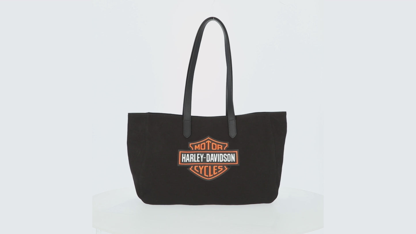 Harley-Davidson® Bar & Shield® Summer Tote | Black