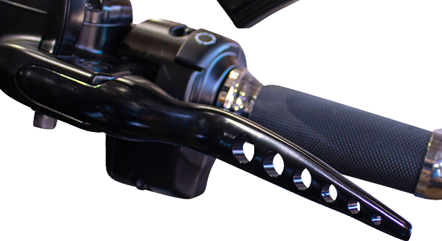 Paul Yaffe Originals PYO:RL-S-18L-B | Racing Hand Levers - Black