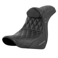 SC81829GRERT | 2018-2026 Low Rider FXLR/FLXRS/FLXRST, Sport Glide FLSB Pro Series SDC Performance Gripper Seat w/ Lumbar Rest, Gray Stitching
