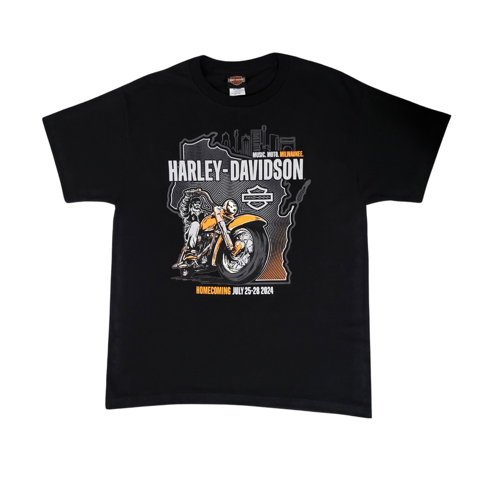 Harley-Davidson® Unisex 2024 Homecoming Dealer T-Shirt | Black