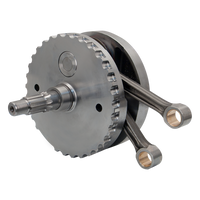 S&S Cycle S&S Cycle 320-0355 S&S® 4-3/8" Stroke Flywheel Assembly W/O Sprocket Shaft Bearing Race For 2003-'06 Internally Balanced HD® Big Twins