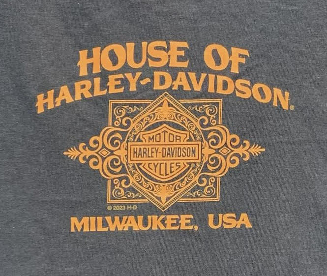 Harley-Davidson® Women's Ombre Short Sleeve V-Neck T-Shirt | Black